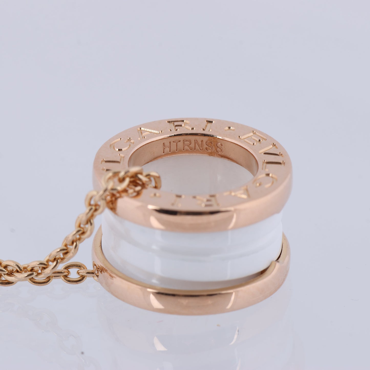 Bvlgari B.Zero 1 Halskette 750 (PG) × Keramik 12,1 g 346082