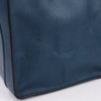 CELINE Luggage Phantom Medium Grained Leather Handbag in Navy Blue
