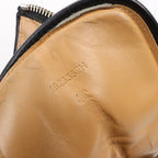 Hermès Leather High-Top Side Zip Sneakers in Black, Size 42 EU 182355ZH