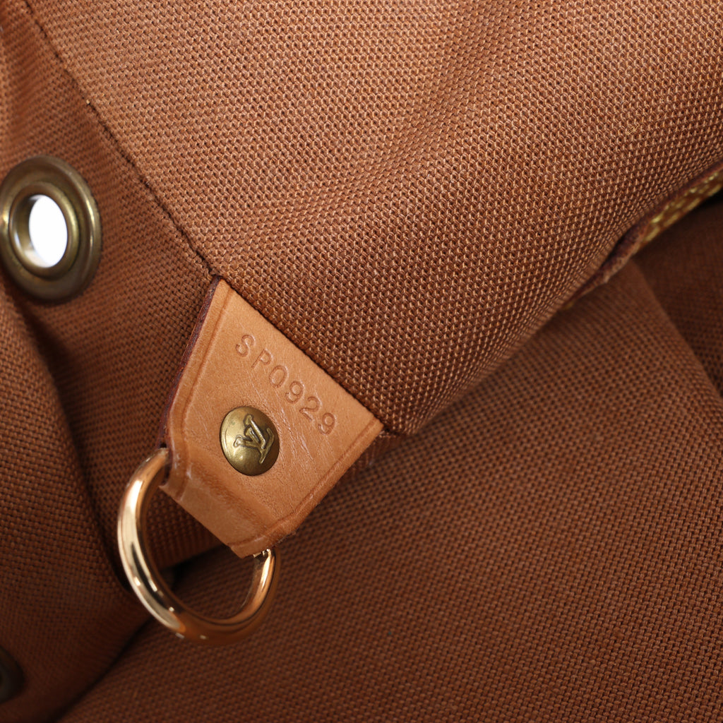 Louis Vuitton Montsouris GM Monogram Canvas Vintage Backpack in Brown M51135