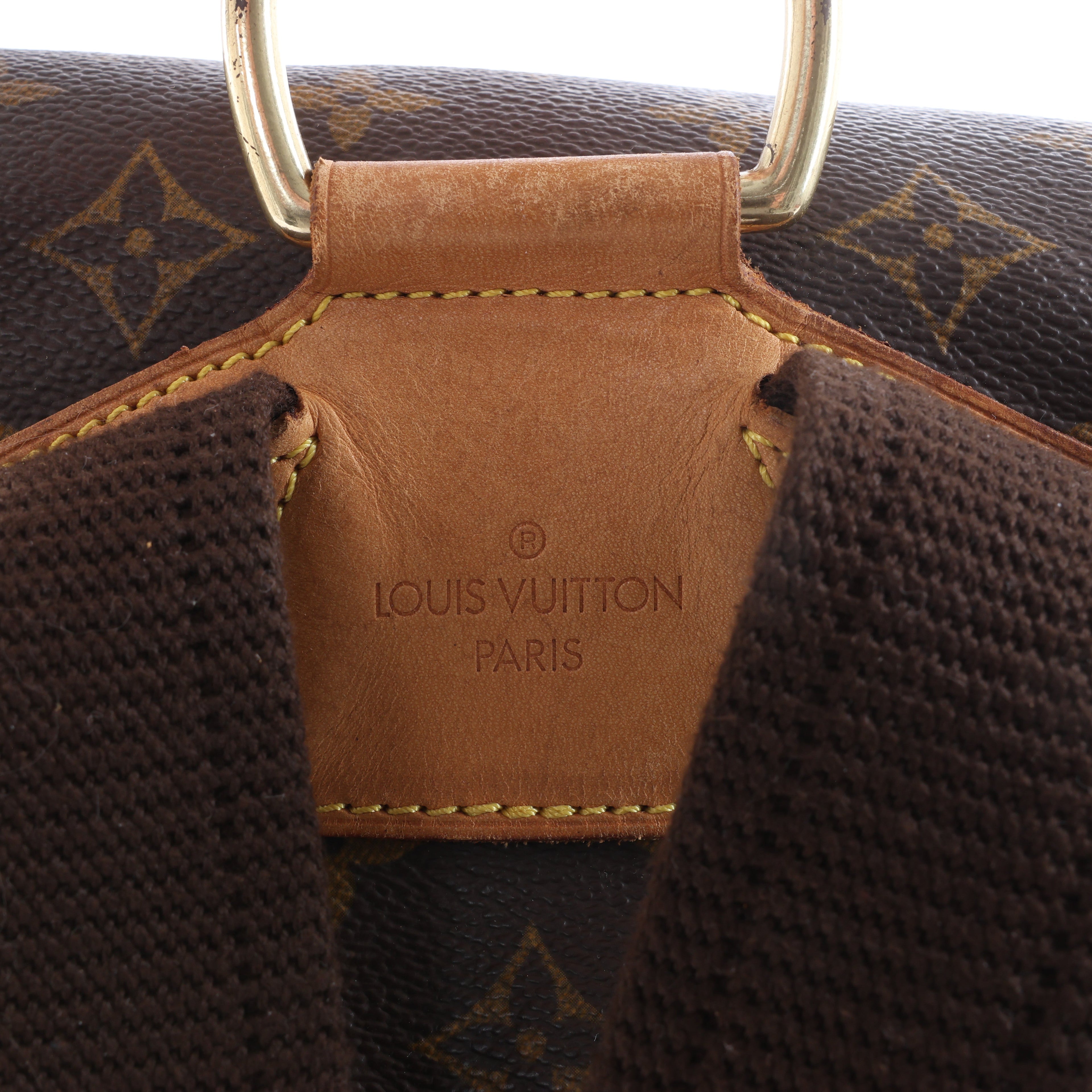 Louis Vuitton Montsouris GM Monogram Canvas Vintage Backpack in Brown M51135