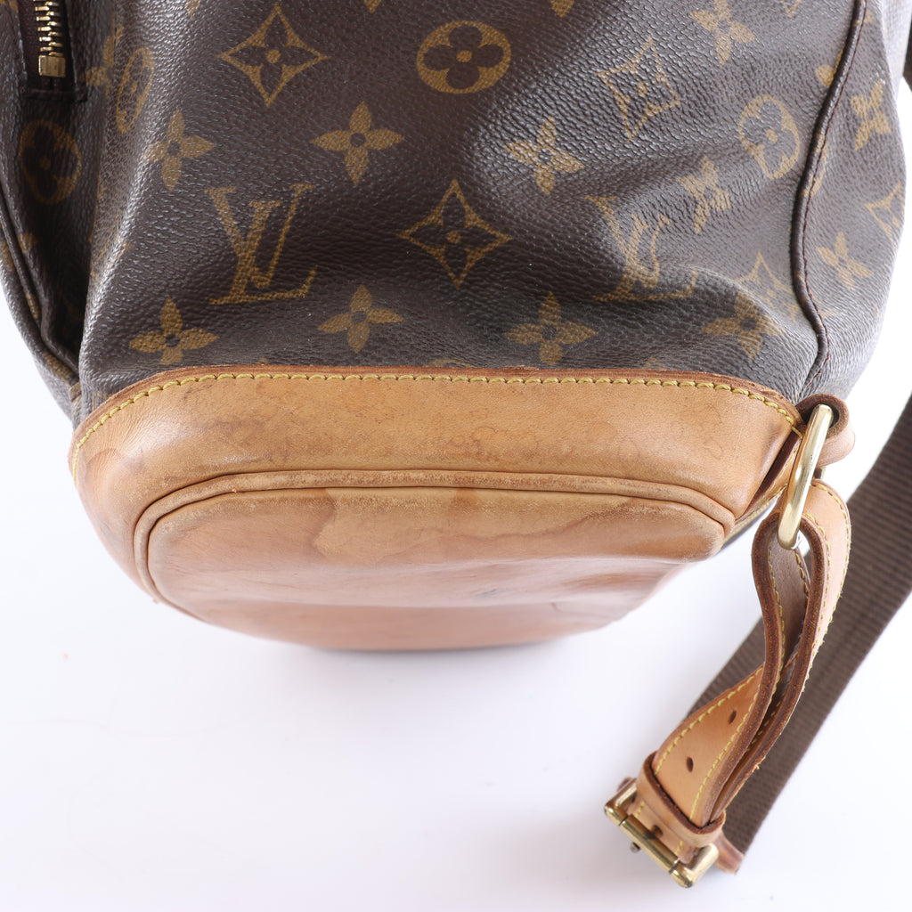 Louis Vuitton Montsouris GM Monogram Canvas Vintage Backpack in Brown M51135