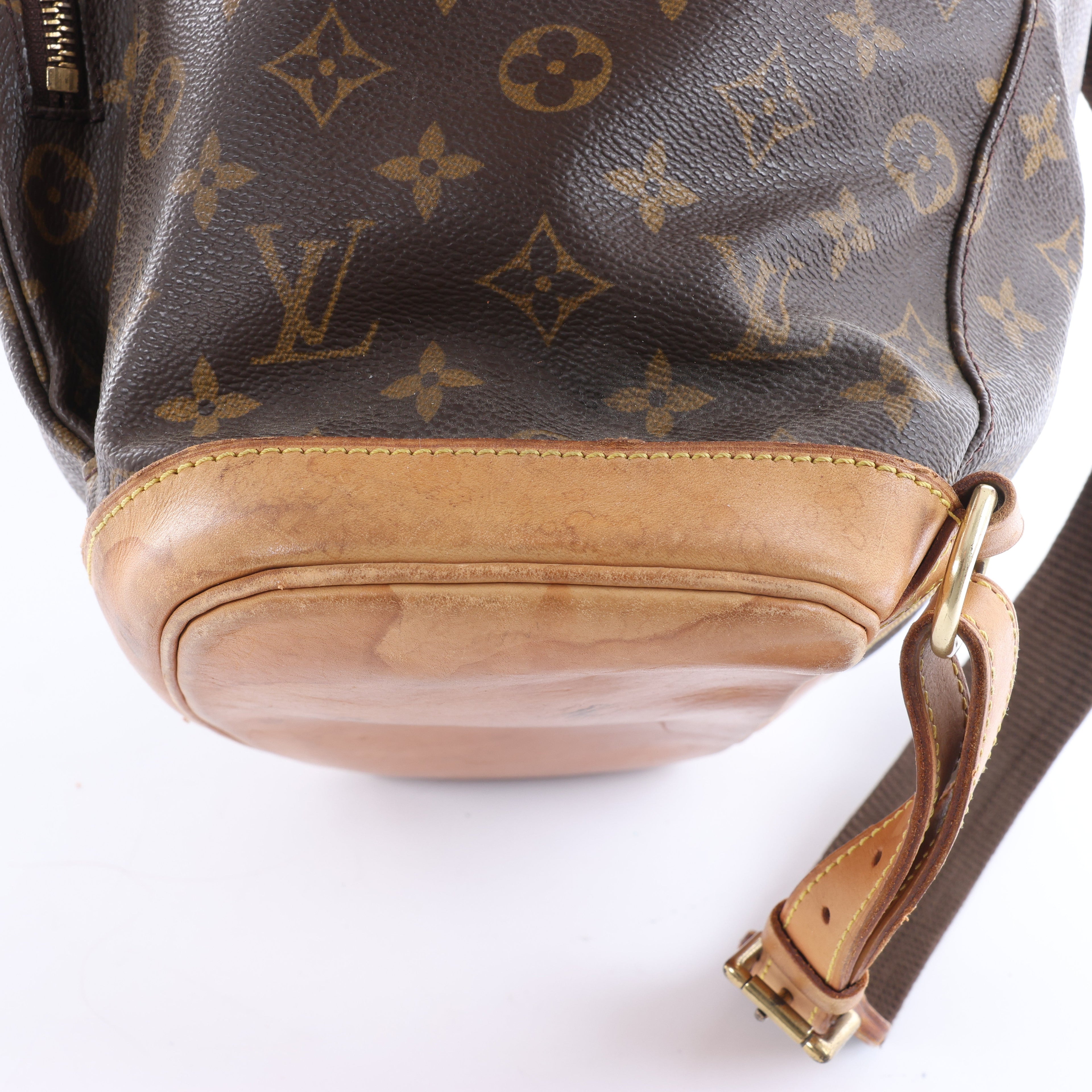 Louis Vuitton Montsouris GM Monogram Canvas Vintage Backpack in Brown M51135