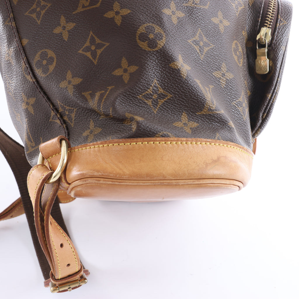 Louis Vuitton Montsouris GM Monogram Canvas Vintage Backpack in Brown M51135