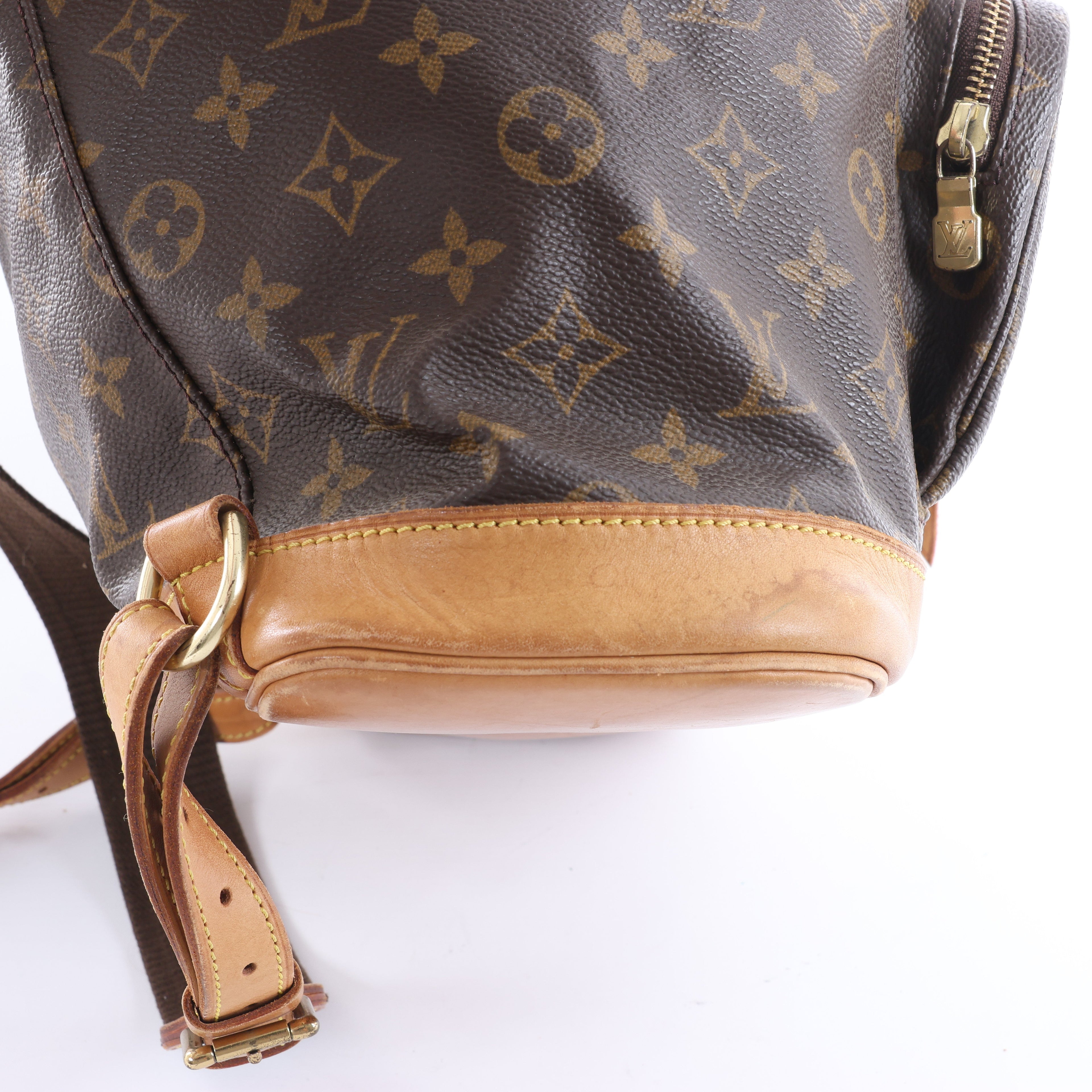 Louis Vuitton Montsouris GM Monogram Canvas Vintage Backpack in Brown M51135