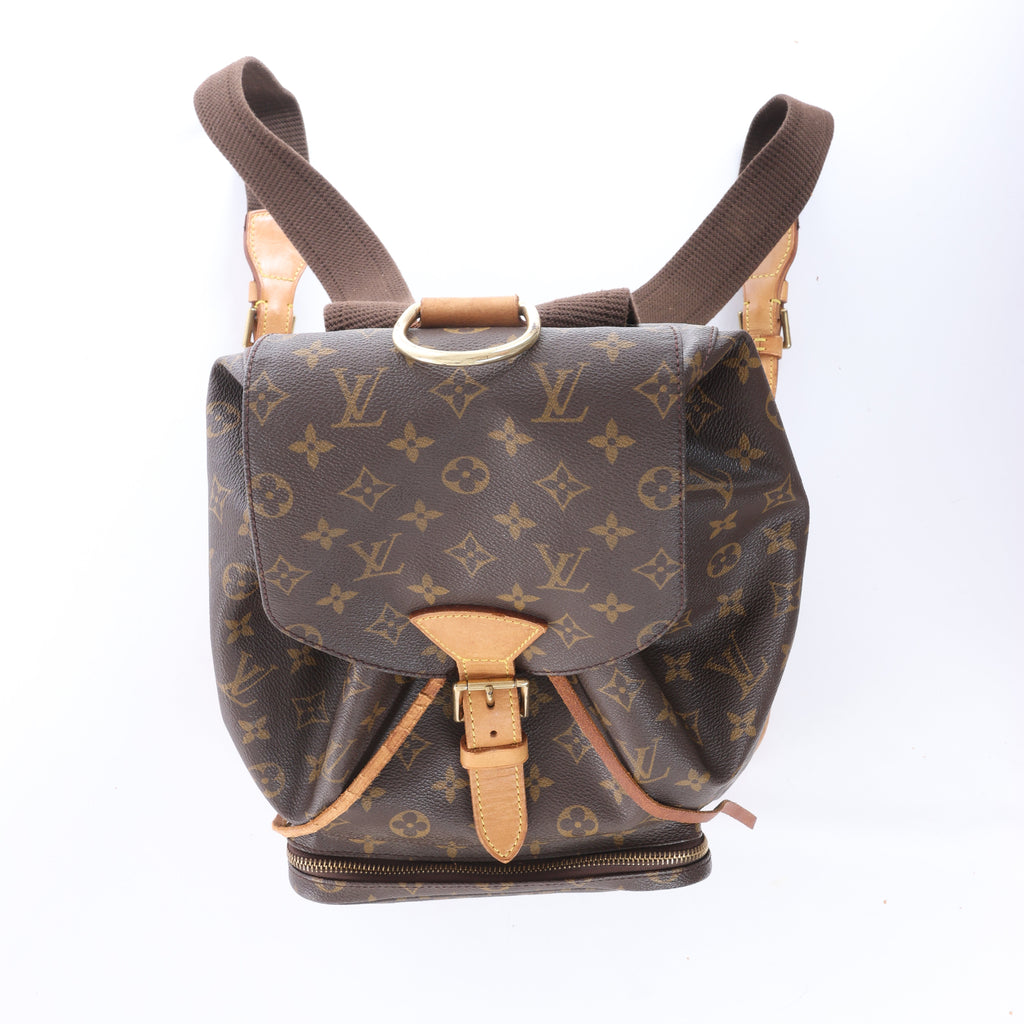 Louis Vuitton Montsouris GM Monogram Canvas Vintage Backpack in Brown M51135