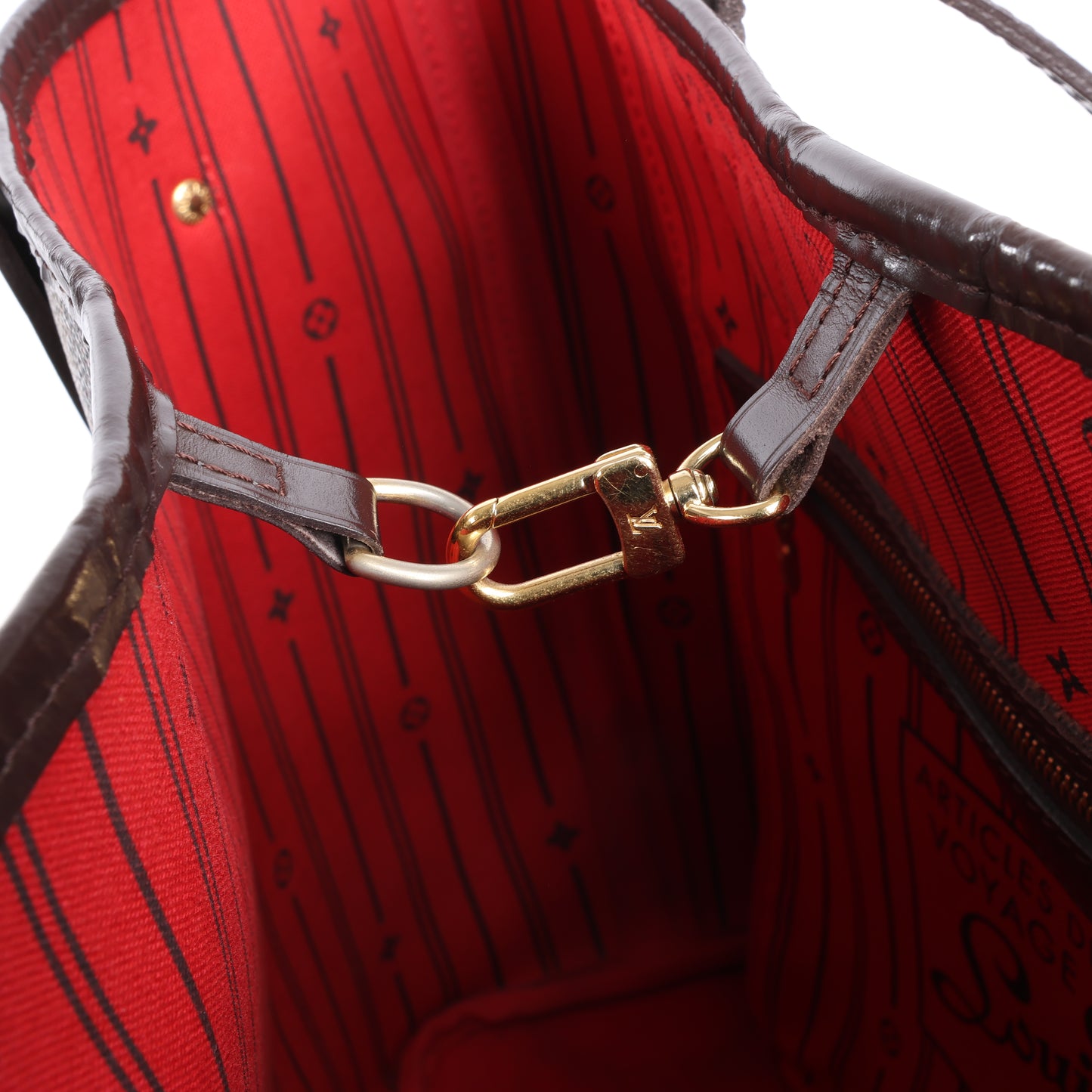 Louis Vuitton Damier Ebene Neverfull MM Shoulder Bag N51105