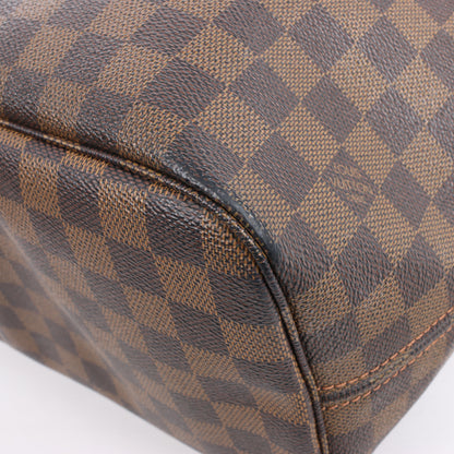 Louis Vuitton Damier Ebene Neverfull MM Shoulder Bag N51105
