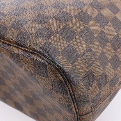 Louis Vuitton Damier Ebene Neverfull MM Shoulder Bag N51105