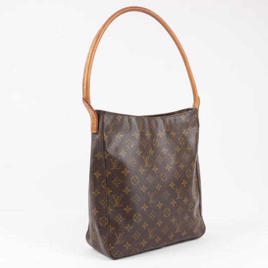 Sac bandoulière Louis Vuitton en toile Monogram Looping GM M51145