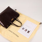 Louis Vuitton Monogram Vernis Wilshire MM Handbag in Amarante