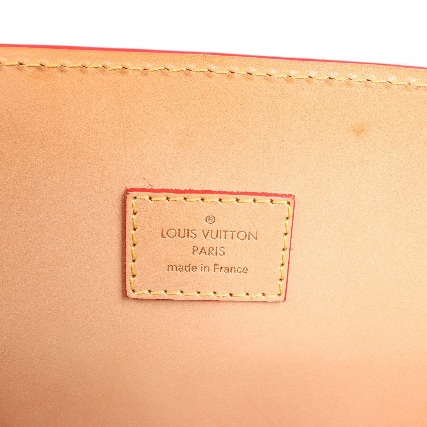 Louis Vuitton x Christian Louboutin Monogram Iconoclast Handbag in Brown x Red M41234