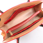 Louis Vuitton x Christian Louboutin Monogram Iconoclast Handbag in Brown x Red M41234