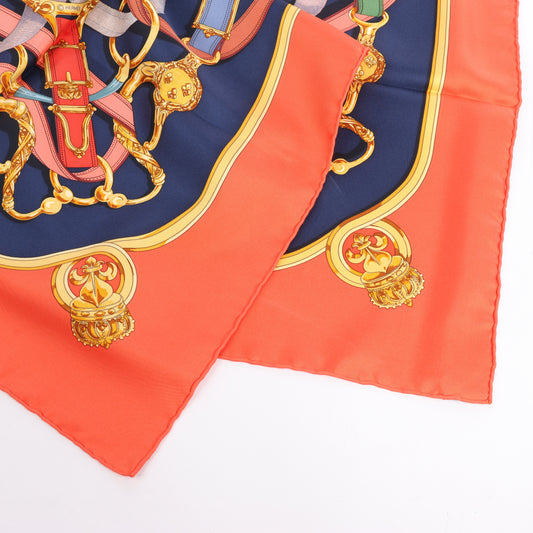 Hermès Carré 90 "Cavalcador" Silk Scarf