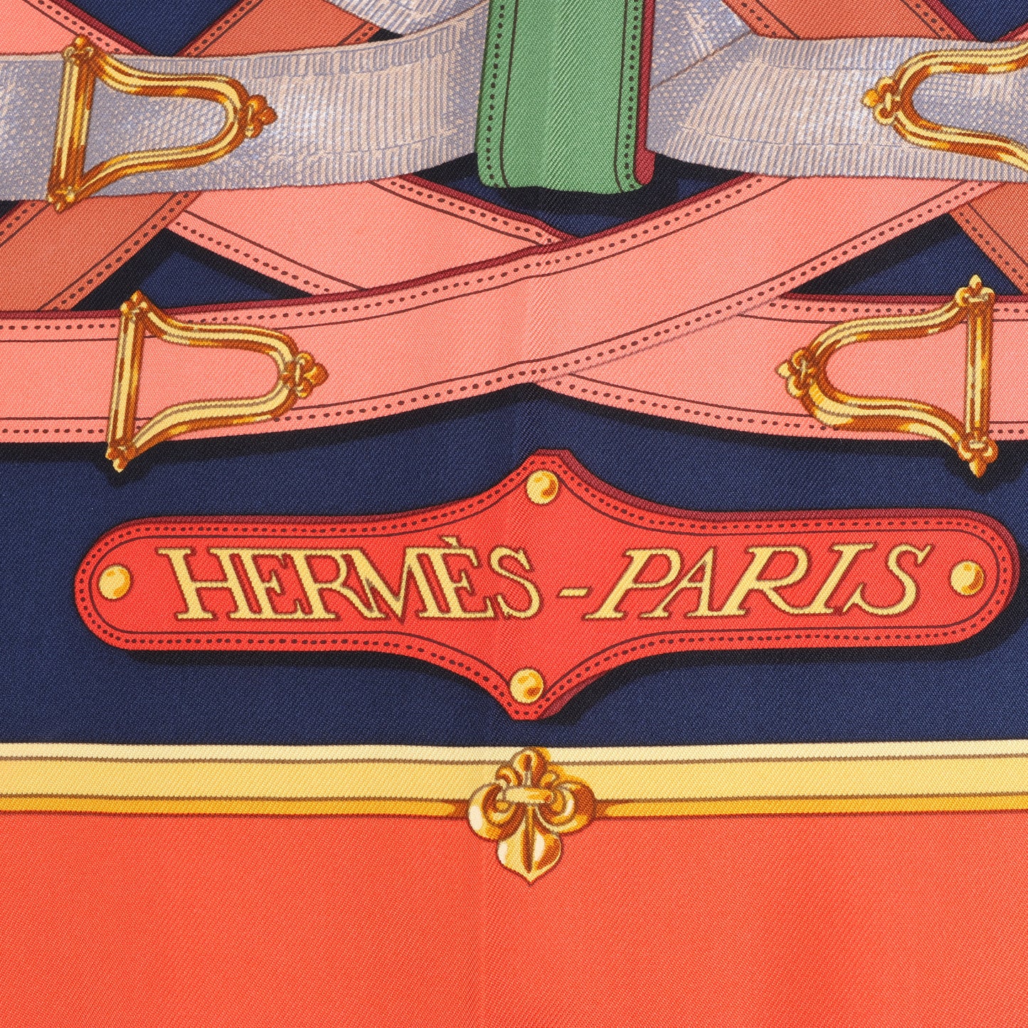 Hermès Carré 90 "Cavalcador" Silk Scarf