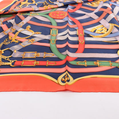 Hermès Carré 90 "Cavalcador" Silk Scarf