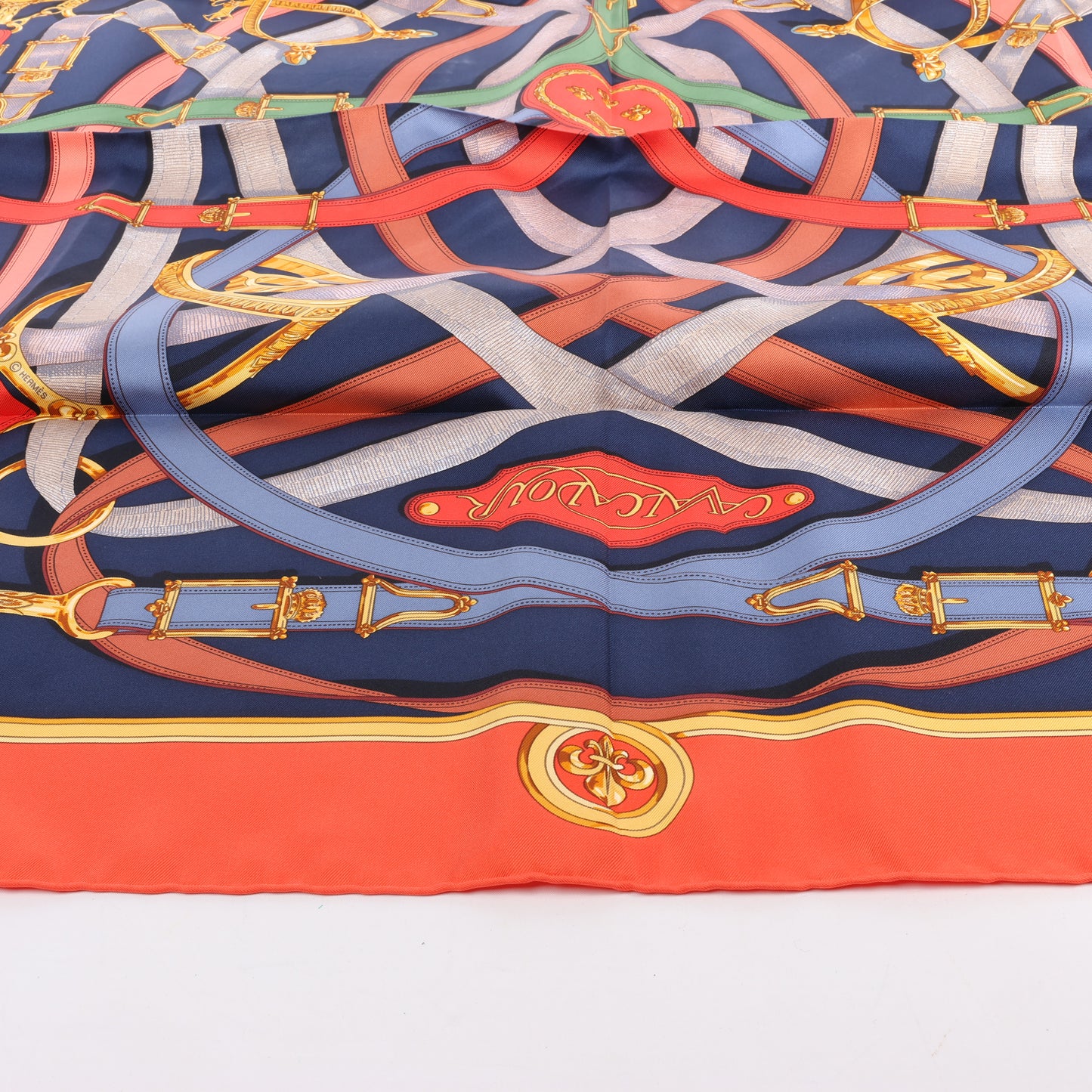 Hermès Carré 90 "Cavalcador" Silk Scarf