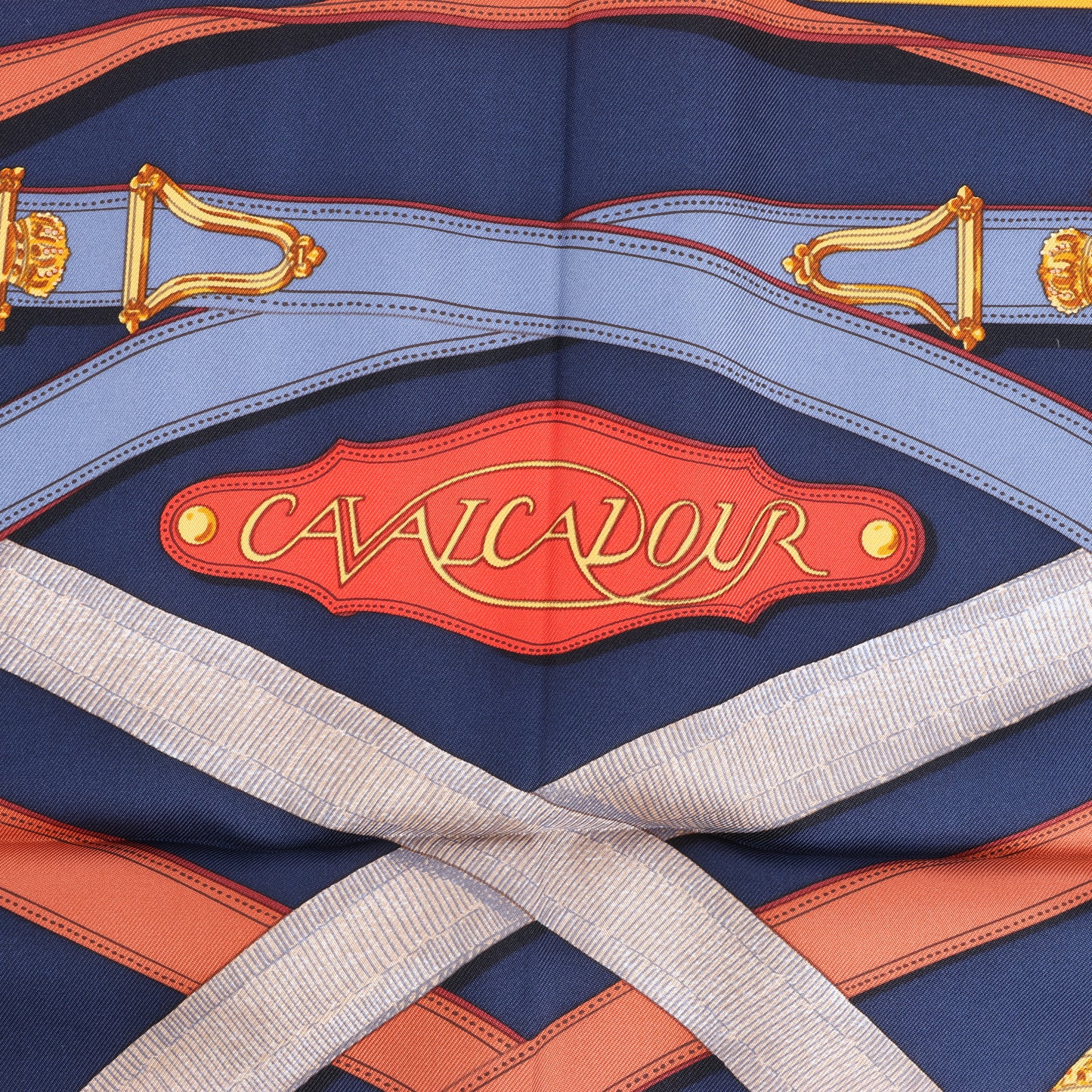 Hermès Carré 90 "Cavalcador" Silk Scarf