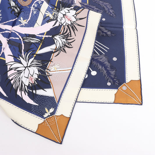 Hermès Carré 90 "BAGAGE A MAIN" Silk Scarf