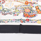 Hermès Carré 90 "BRIDES DE GALA EN FLEUR" Silk Scarf