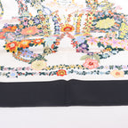 Hermès Carré 90 "BRIDES DE GALA EN FLEUR" Silk Scarf