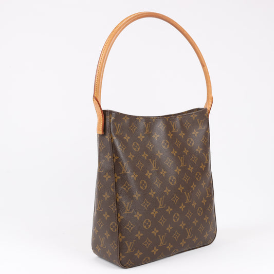 Sac bandoulière Louis Vuitton en toile Monogram Looping GM M51145