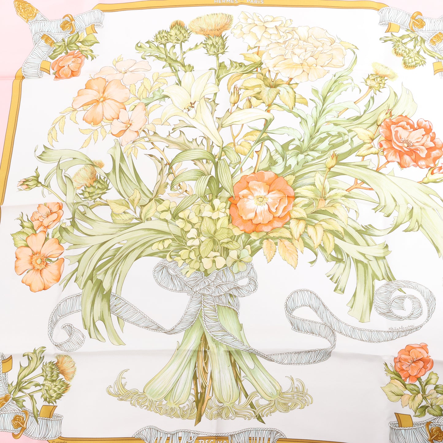 Hermès Carré 90 "Regina" Silk Scarf