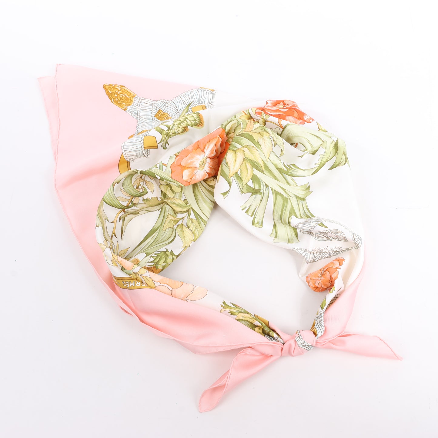 Hermès Carré 90 "Regina" Silk Scarf