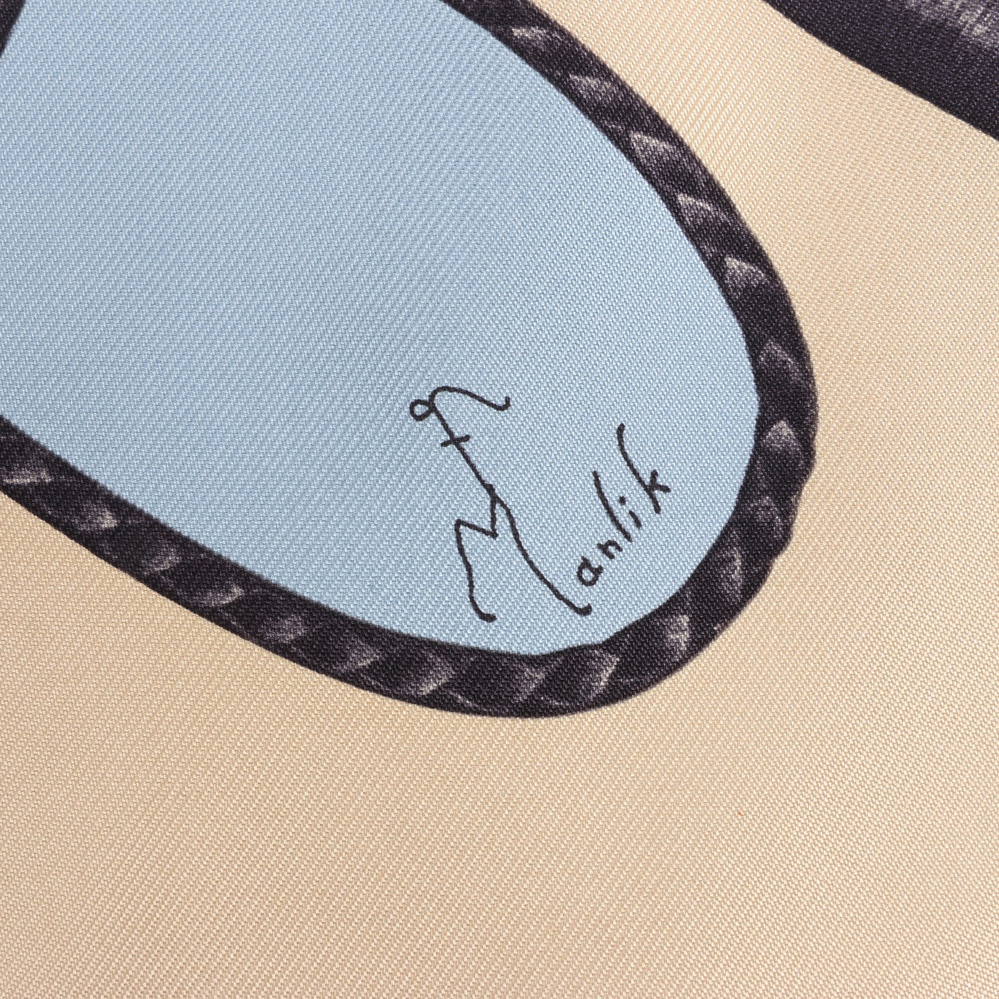 Hermès Carré 90 "Coup De Fouet" Silk handkerchief in Beige