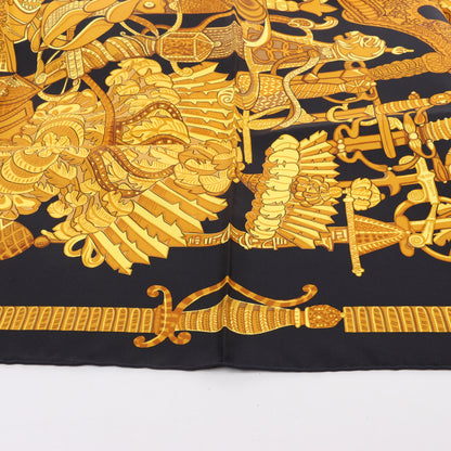 Hermès Carré 90 "ARMETS en PANACHE" Silk Scarf