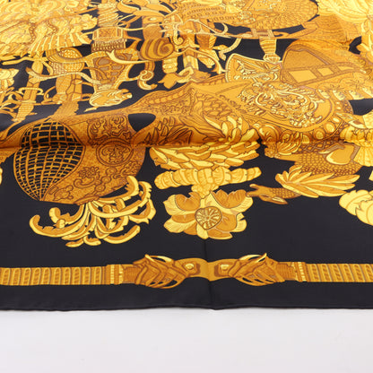 Hermès Carré 90 "ARMETS en PANACHE" Silk Scarf