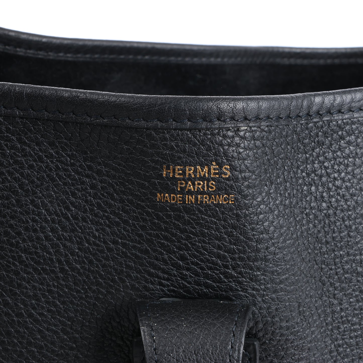 Hermes Evelyne 1 33 GM Taurillon Clemence Black Silver Metal Fittings G:2003