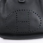 Hermes Evelyne 1 33 GM Taurillon Clemence Black Silver Metal Fittings G:2003