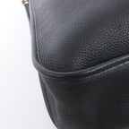 Hermes Evelyne 1 33 GM Taurillon Clemence Black Silver Metal Fittings G:2003