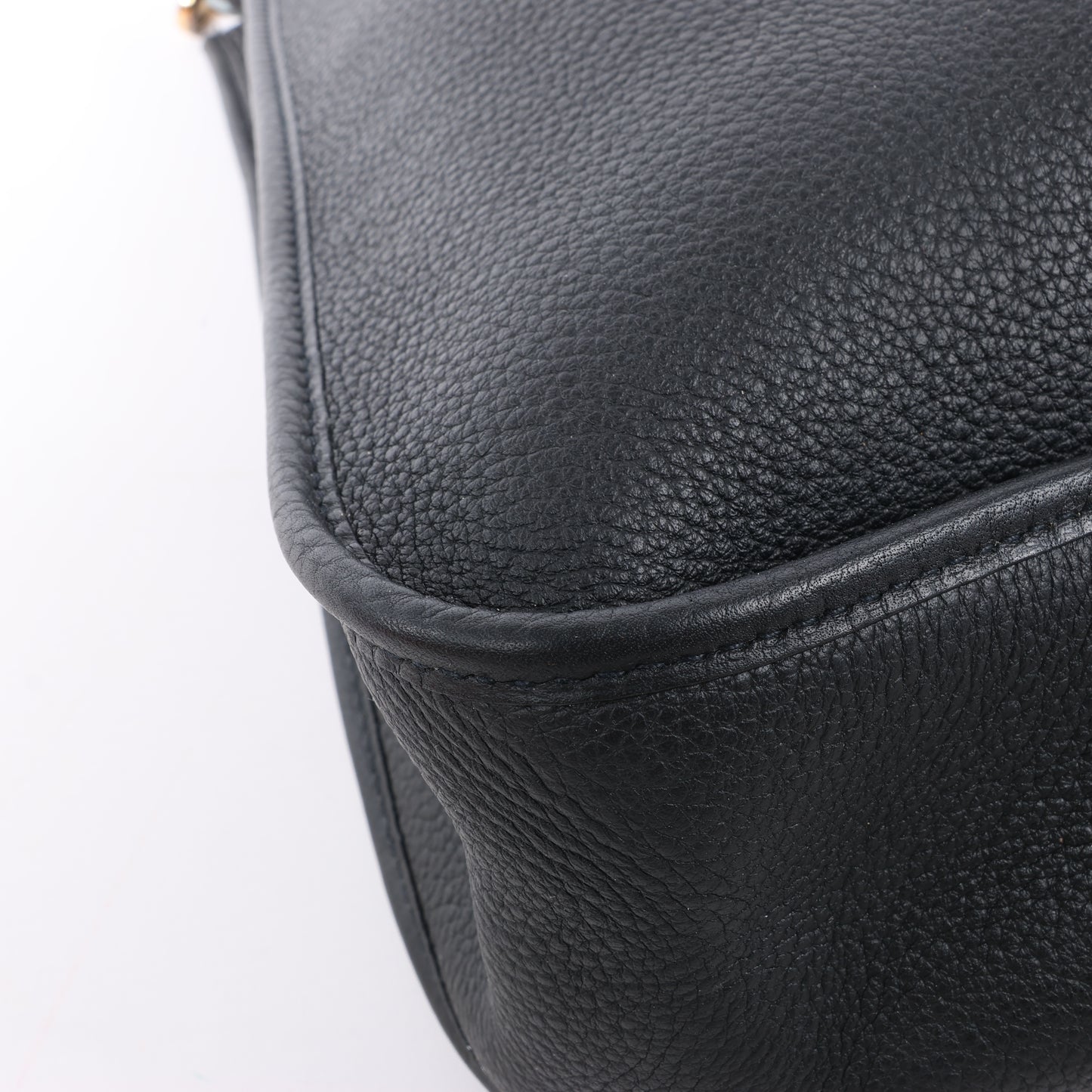 Hermes Evelyne 1 33 GM Taurillon Clemence Black Silver Metal Fittings G:2003
