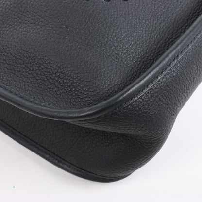 Hermes Evelyne 1 33 GM Taurillon Clemence Black Silver Metal Fittings G:2003