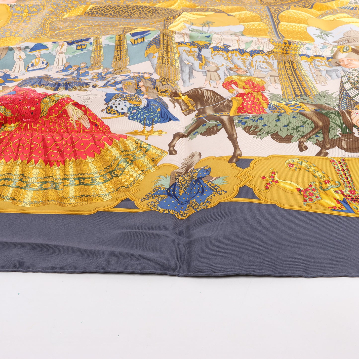 Hermès Carré 90 "Maharajas" Silk Scarf