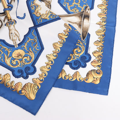 Hermès Carré 90 "LVDOVICVS MAGNVS" Silk Scarf