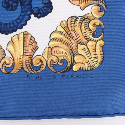 Hermès Carré 90 "LVDOVICVS MAGNVS" Silk Scarf