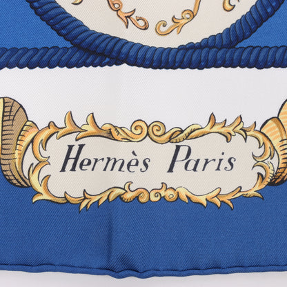 Hermès Carré 90 "LVDOVICVS MAGNVS" Silk Scarf
