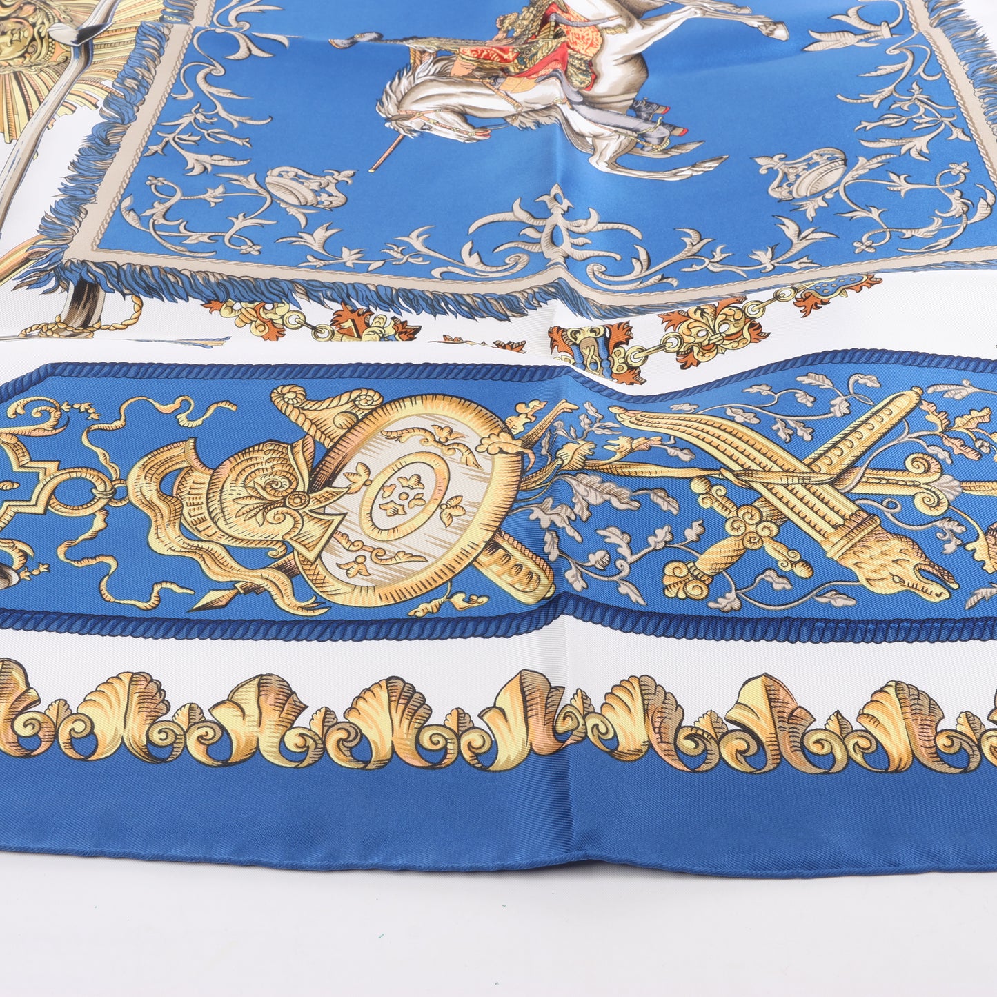 Hermès Carré 90 "LVDOVICVS MAGNVS" Silk Scarf