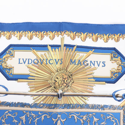 Hermès Carré 90 "LVDOVICVS MAGNVS" Silk Scarf