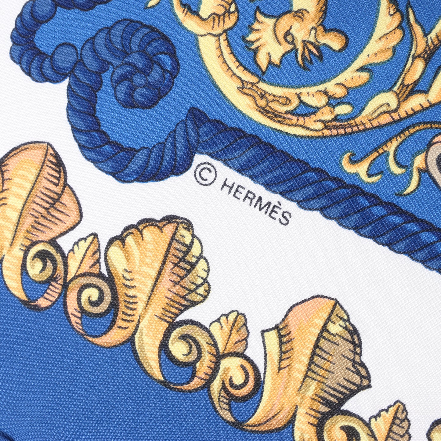 Hermès Carré 90 "LVDOVICVS MAGNVS" Silk Scarf