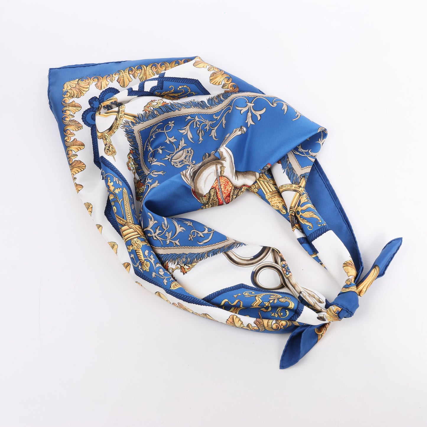 Hermès Carré 90 "LVDOVICVS MAGNVS" Silk Scarf