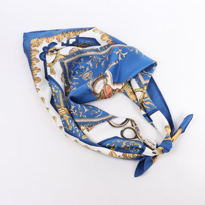 Hermès Carré 90 "LVDOVICVS MAGNVS" Silk Scarf