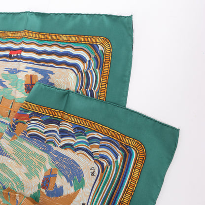 Hermès Carré 90 "HENRY F SMITH SAILOR " Silk Scarf