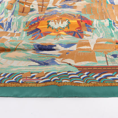 Hermès Carré 90 "HENRY F SMITH SAILOR " Silk Scarf