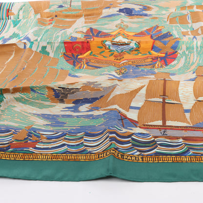 Hermès Carré 90 "HENRY F SMITH SAILOR " Silk Scarf