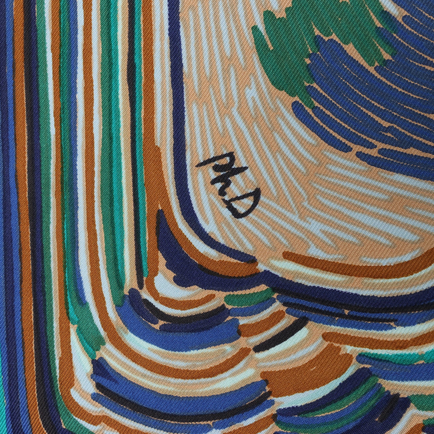 Hermès Carré 90 "HENRY F SMITH SAILOR " Silk Scarf