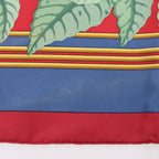 Hermès Carré 90 "LES PERROQUETS" Silk handkerchief in Burgundy